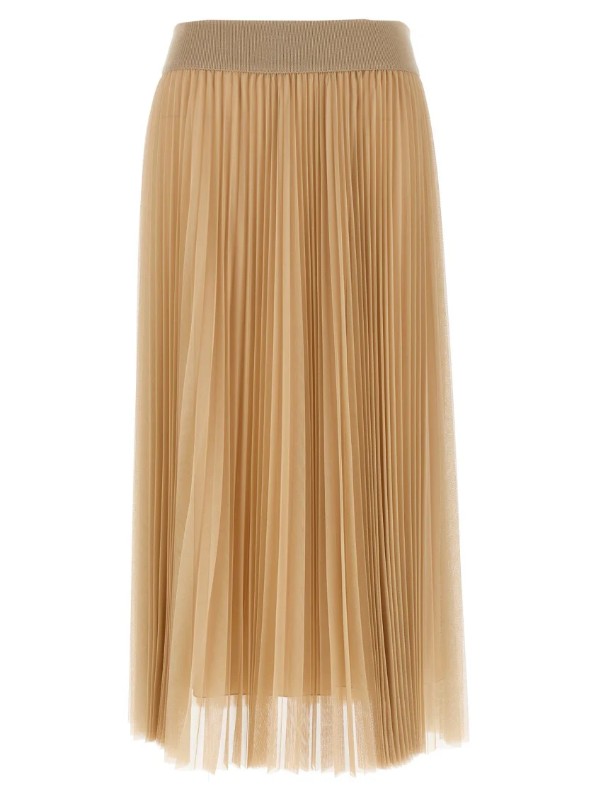 Midi Skirt In Pleated Tulle