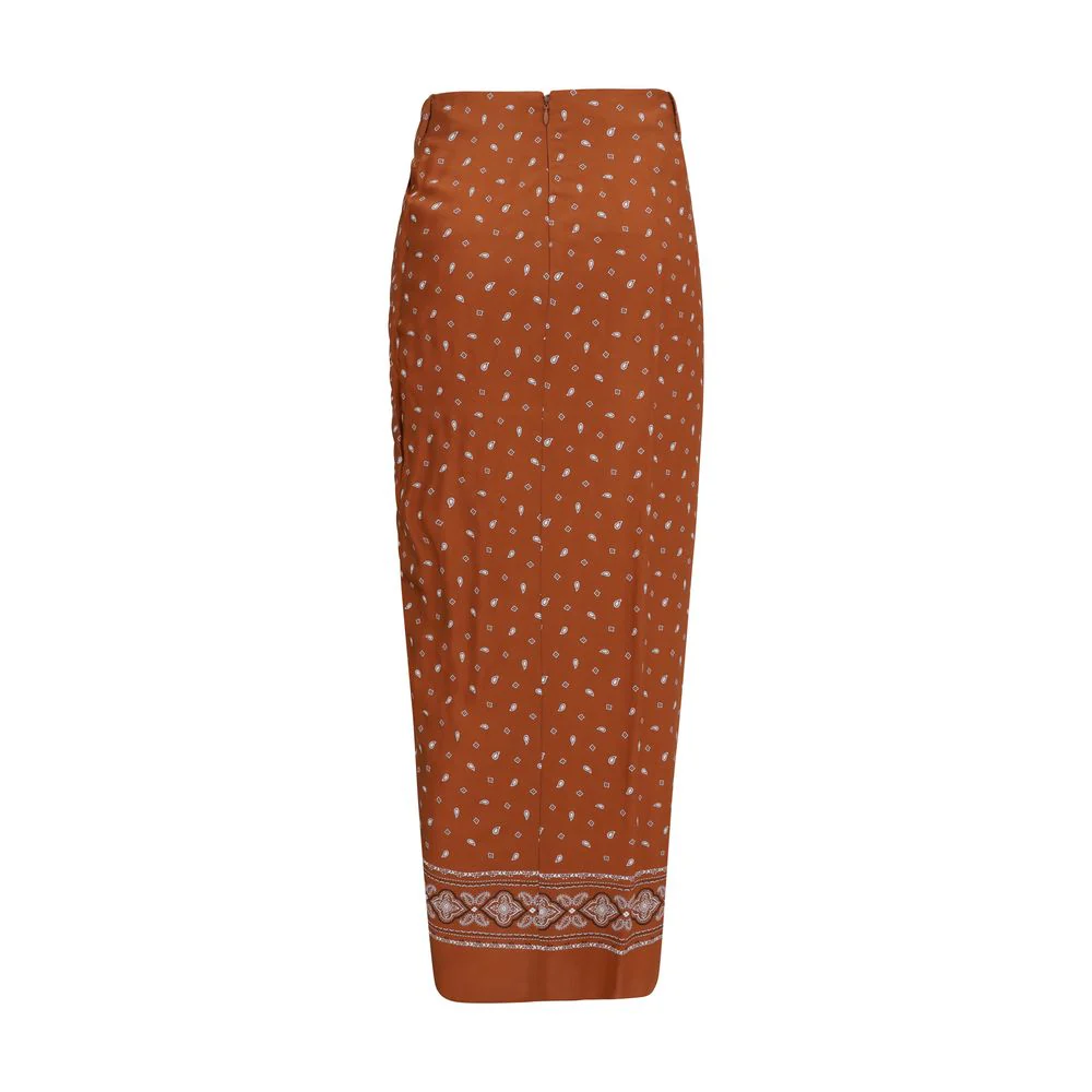 PINKO Bandana pattern pareo Women's Skirt