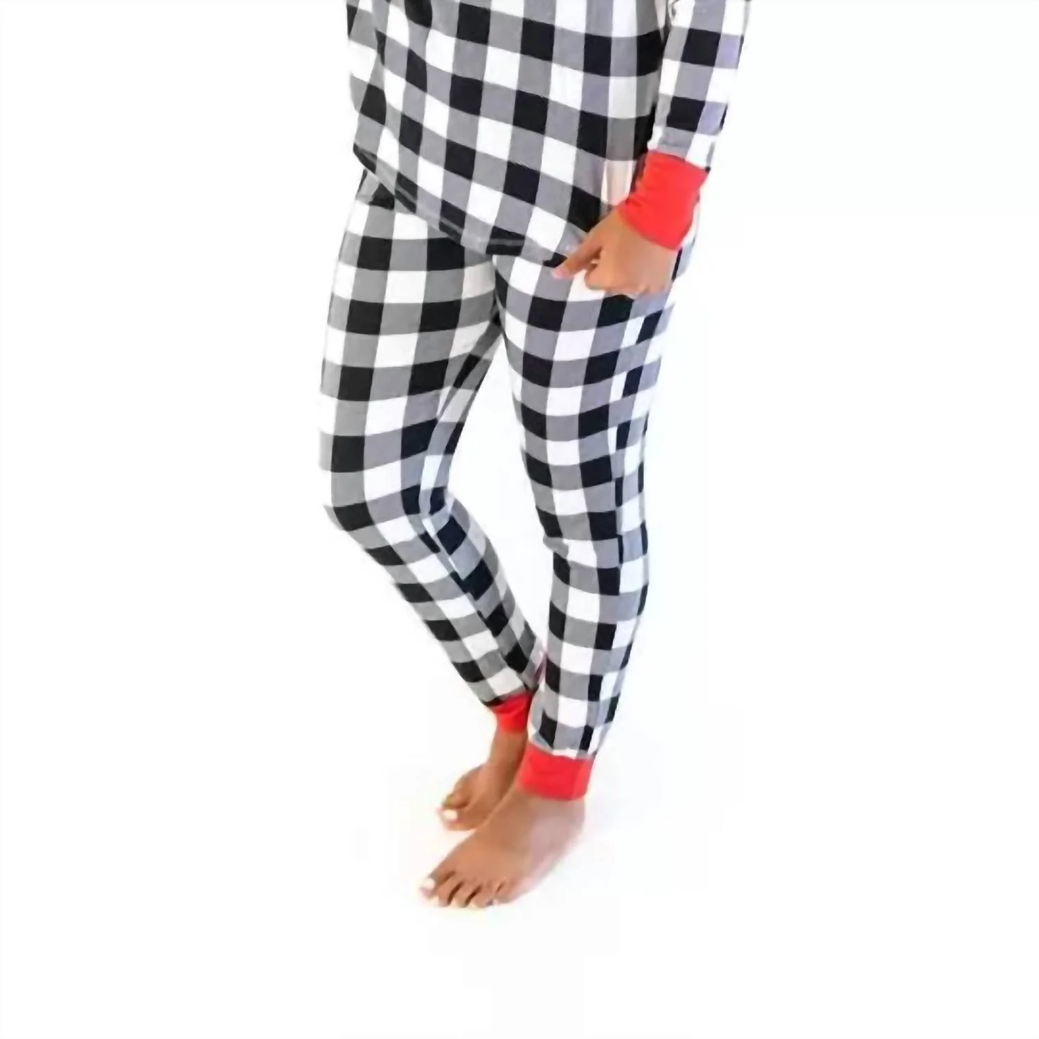 Pajama Set In Buffalo Plaid