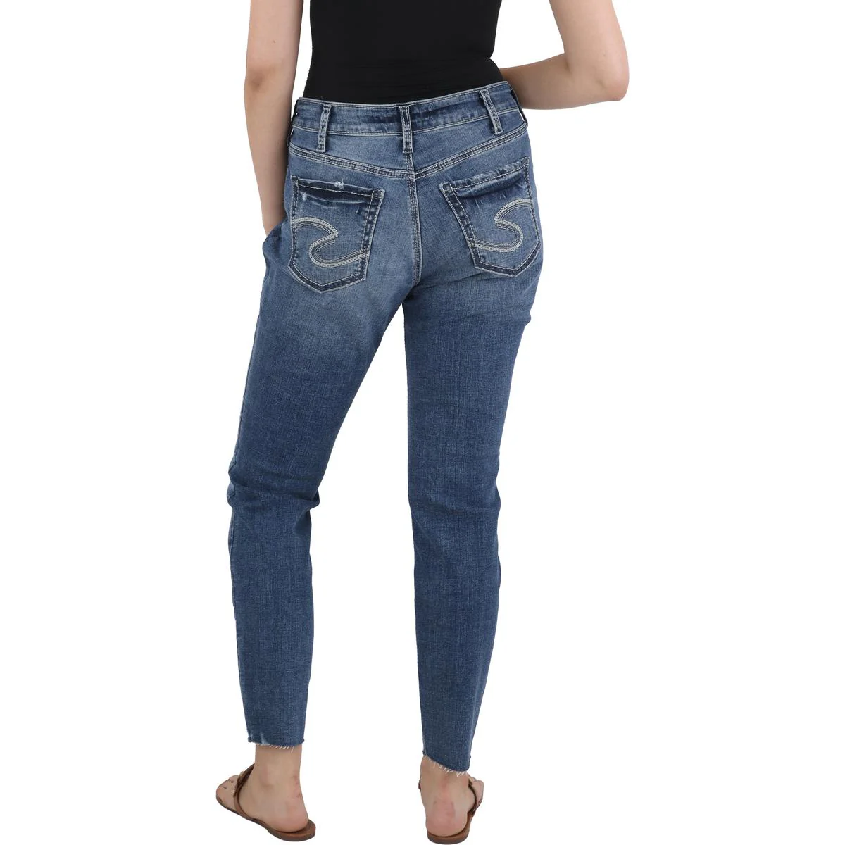 Suki Curvy Fit Skinny Womens Pocket Denim Skinny Jeans