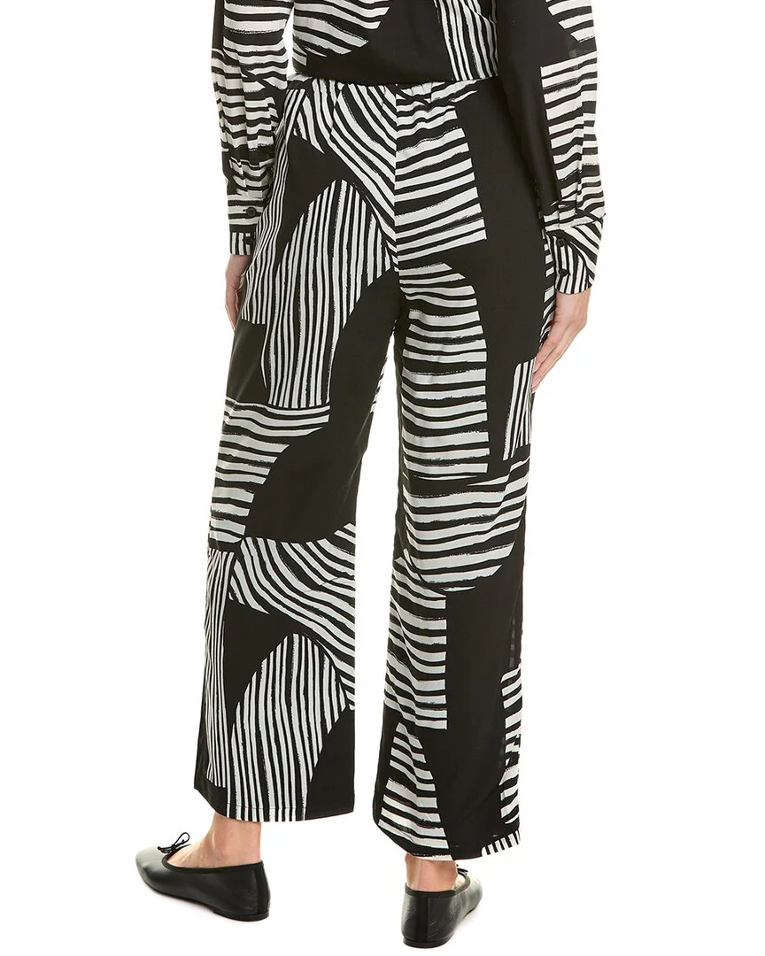 Gracia Mismatch Line Pattern Pajama Pant