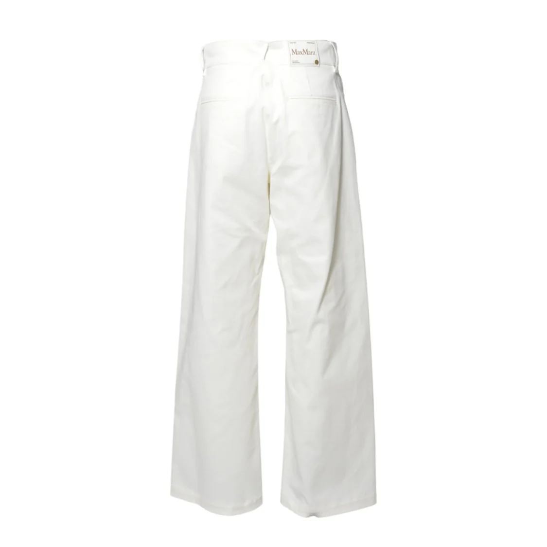 Marianna Pants In White Cotton Denim '