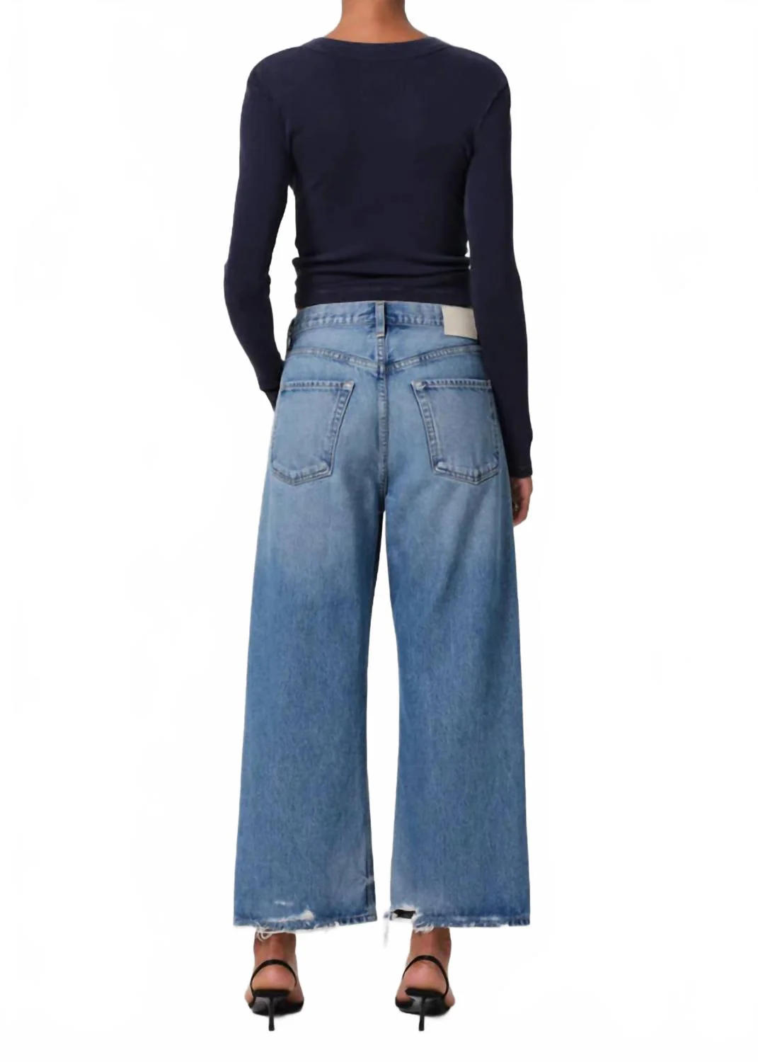 Gaucho Vintage Wide Leg Jeans In Solano