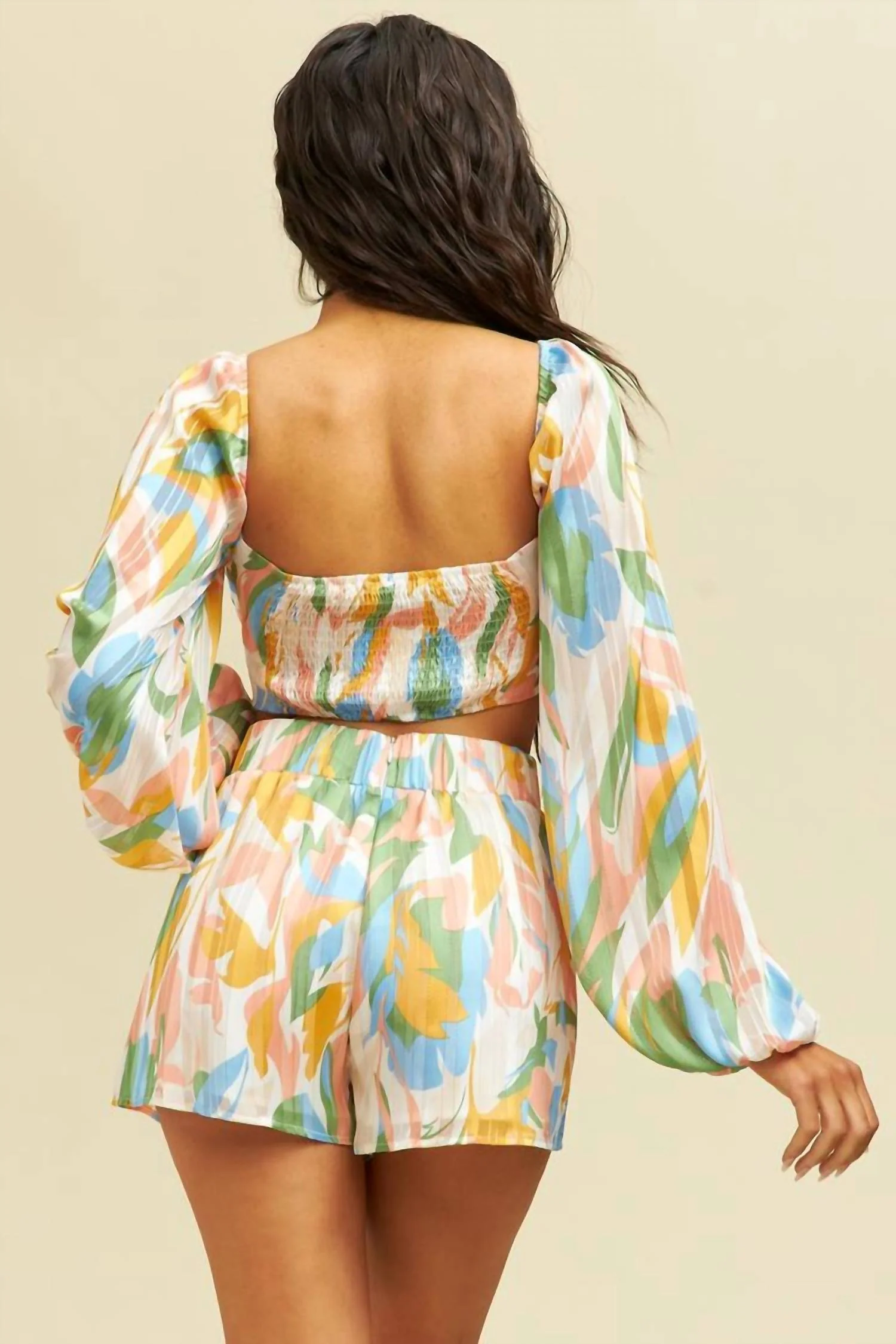 Vacay Short Set In Multi