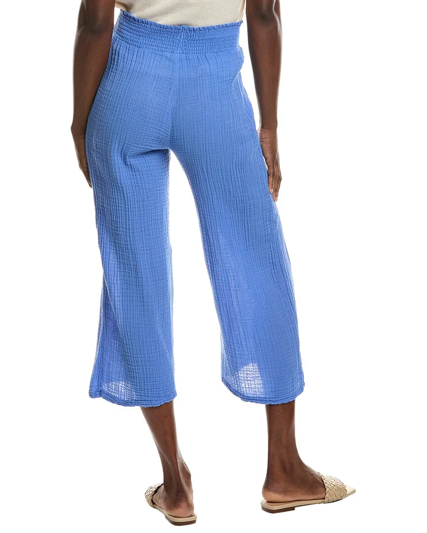 Michael Stars Medina Smocked Waist Cropped Pant