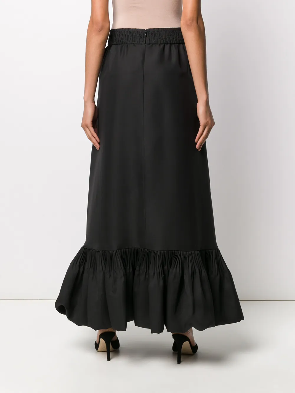 Valentino Garavani Peplum Hem Skirt