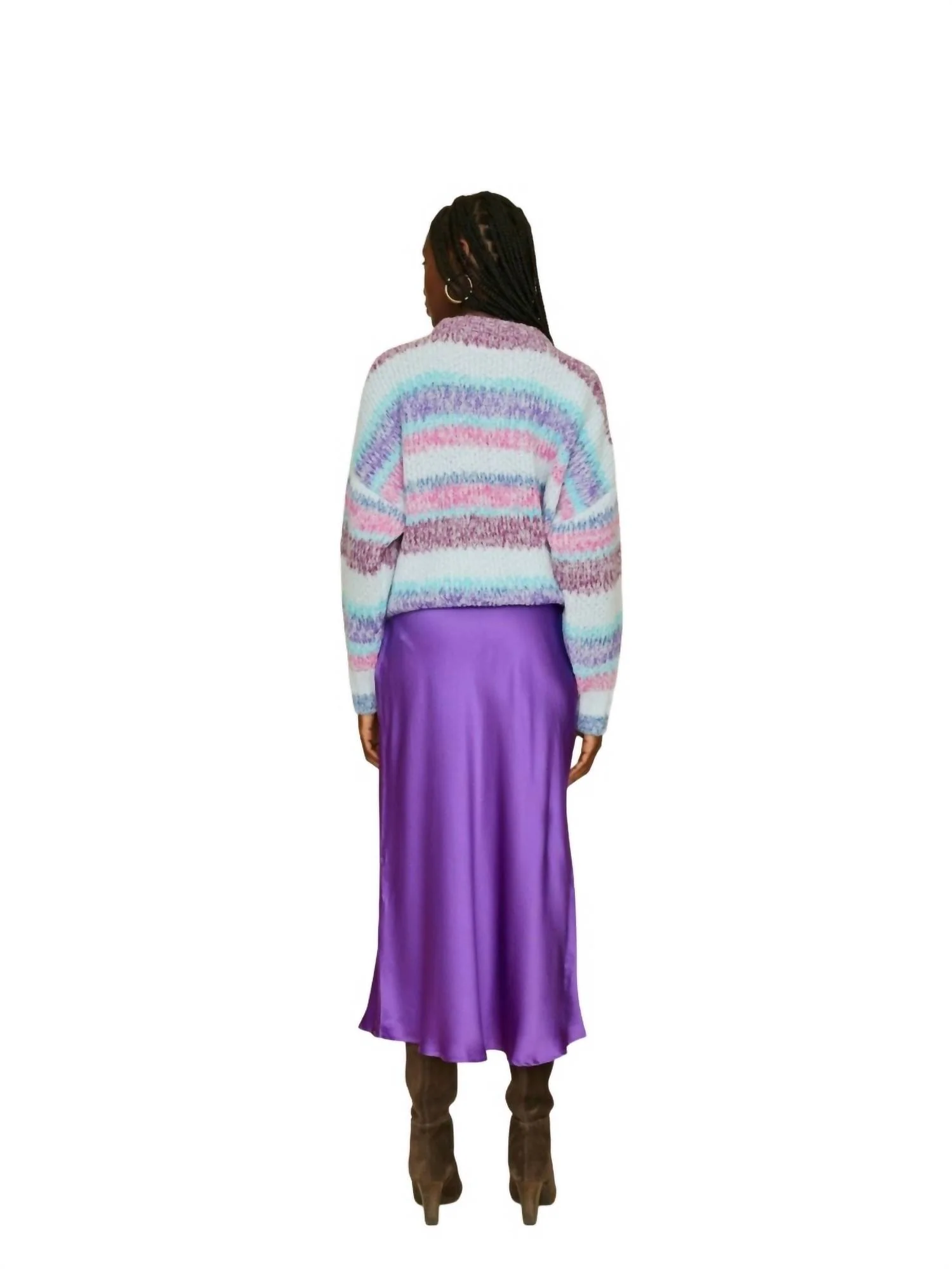 Audrina Skirt In Purple Topaz