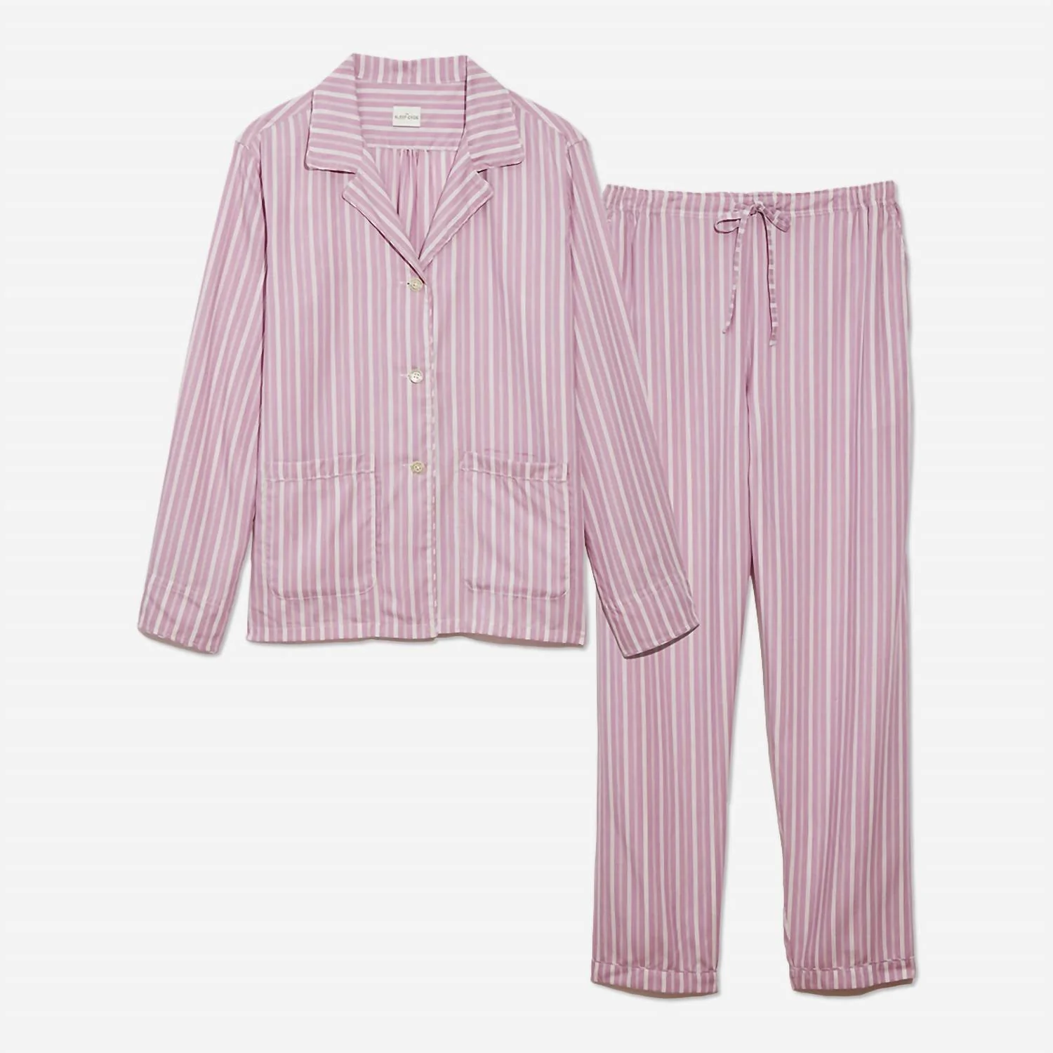 Women's Striped Soft Pajama In Lilac