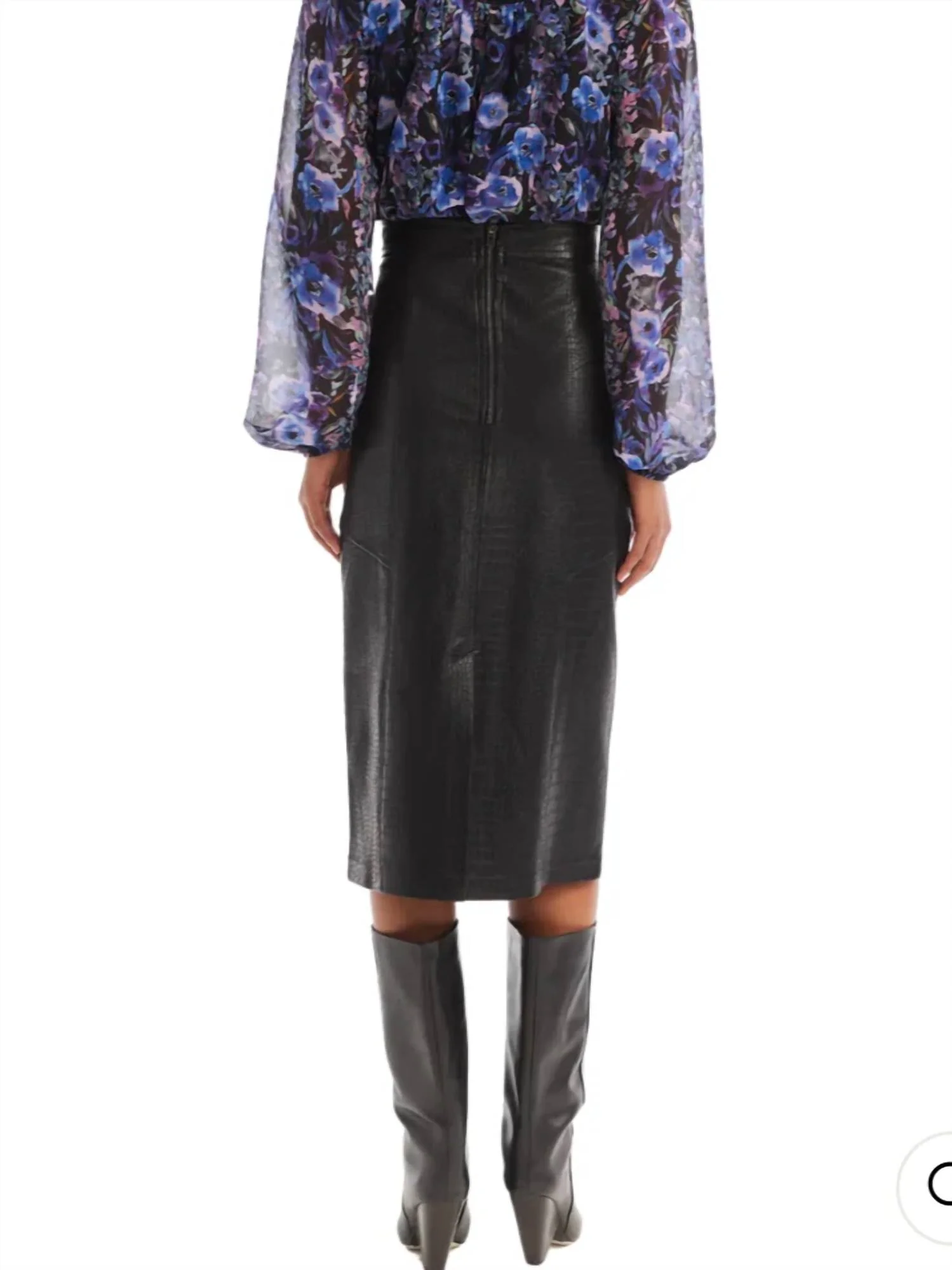 Amelia Midi Skirt In Black