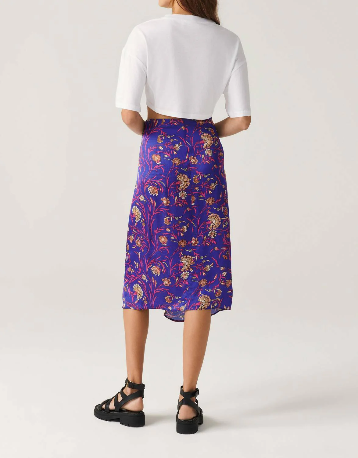 Corso Midi Skirt In Blue