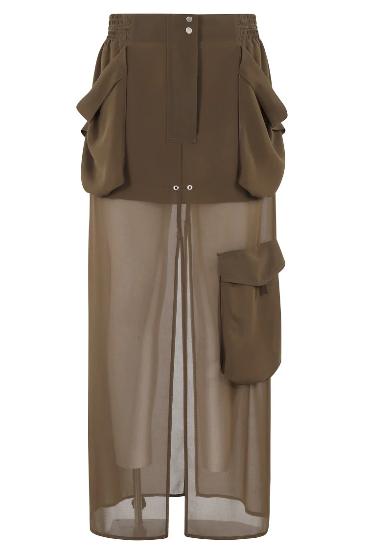 Georgette Maxi Skirt