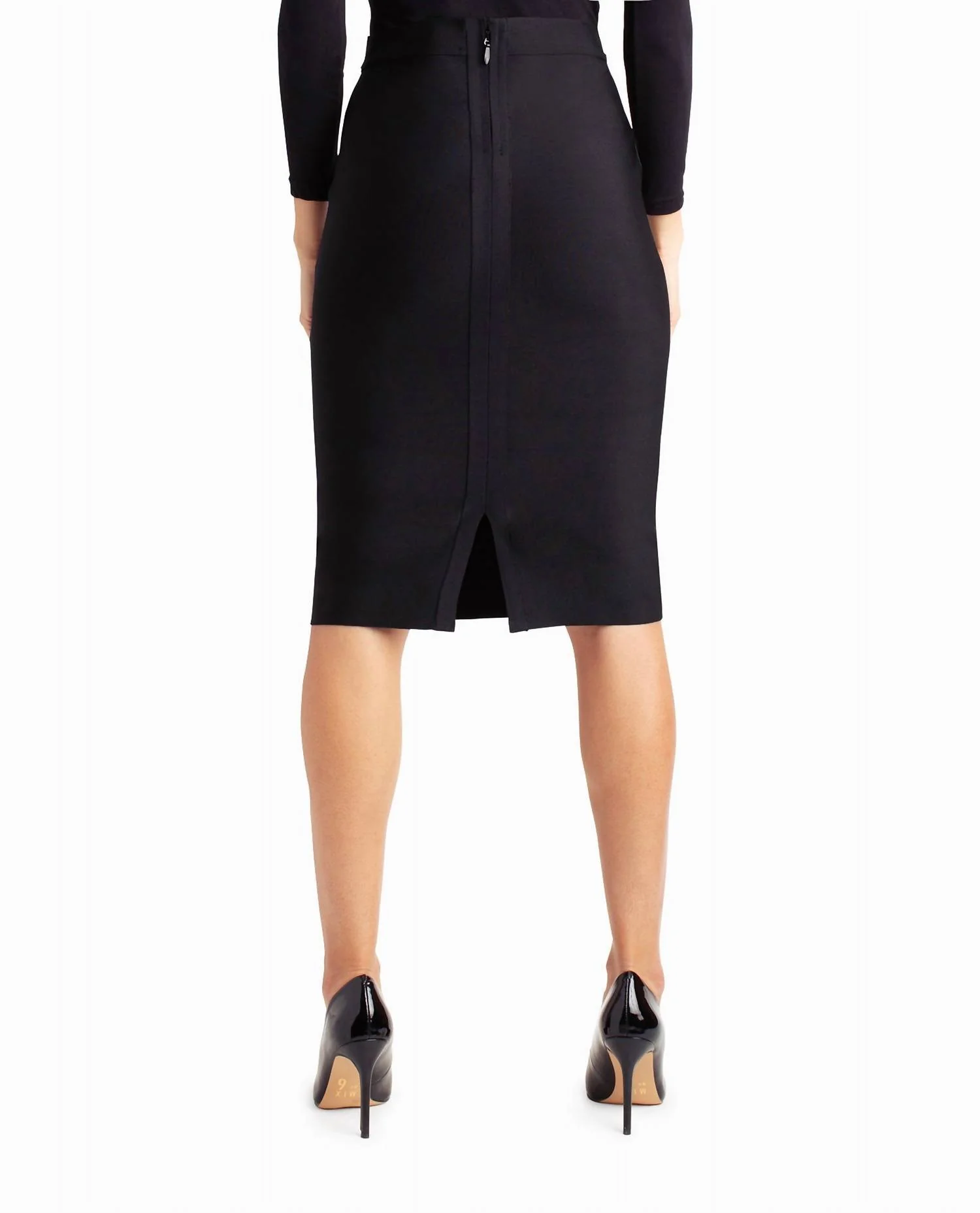 Charlotte Sailor Button Midi Skirt In Very Black