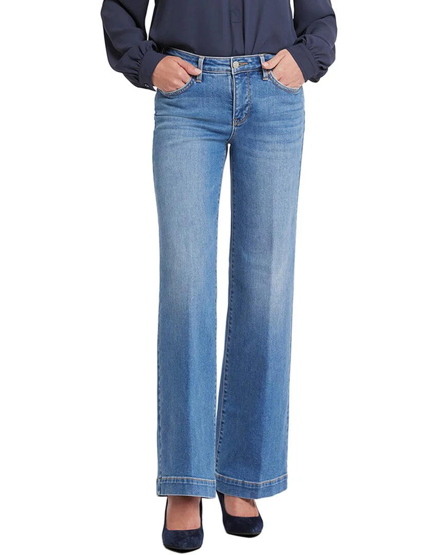 NYDJ Petite Teresa Water Canyon Wide Leg Jean