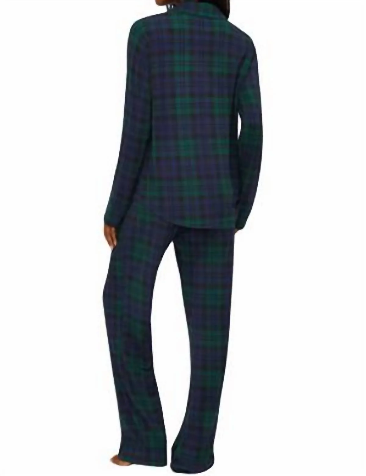 Livy Connie Pajama Set In Wintergreen