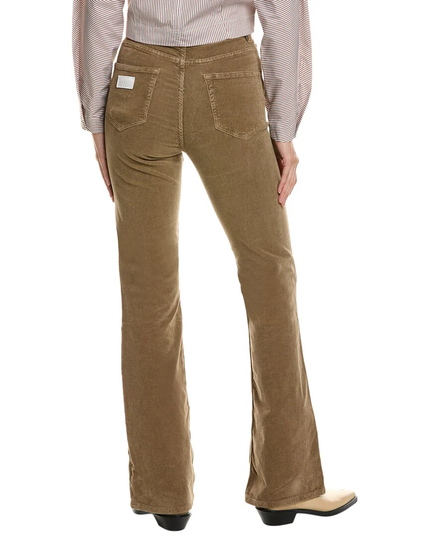 GANNI Washed Corduroy High-Rise Pant