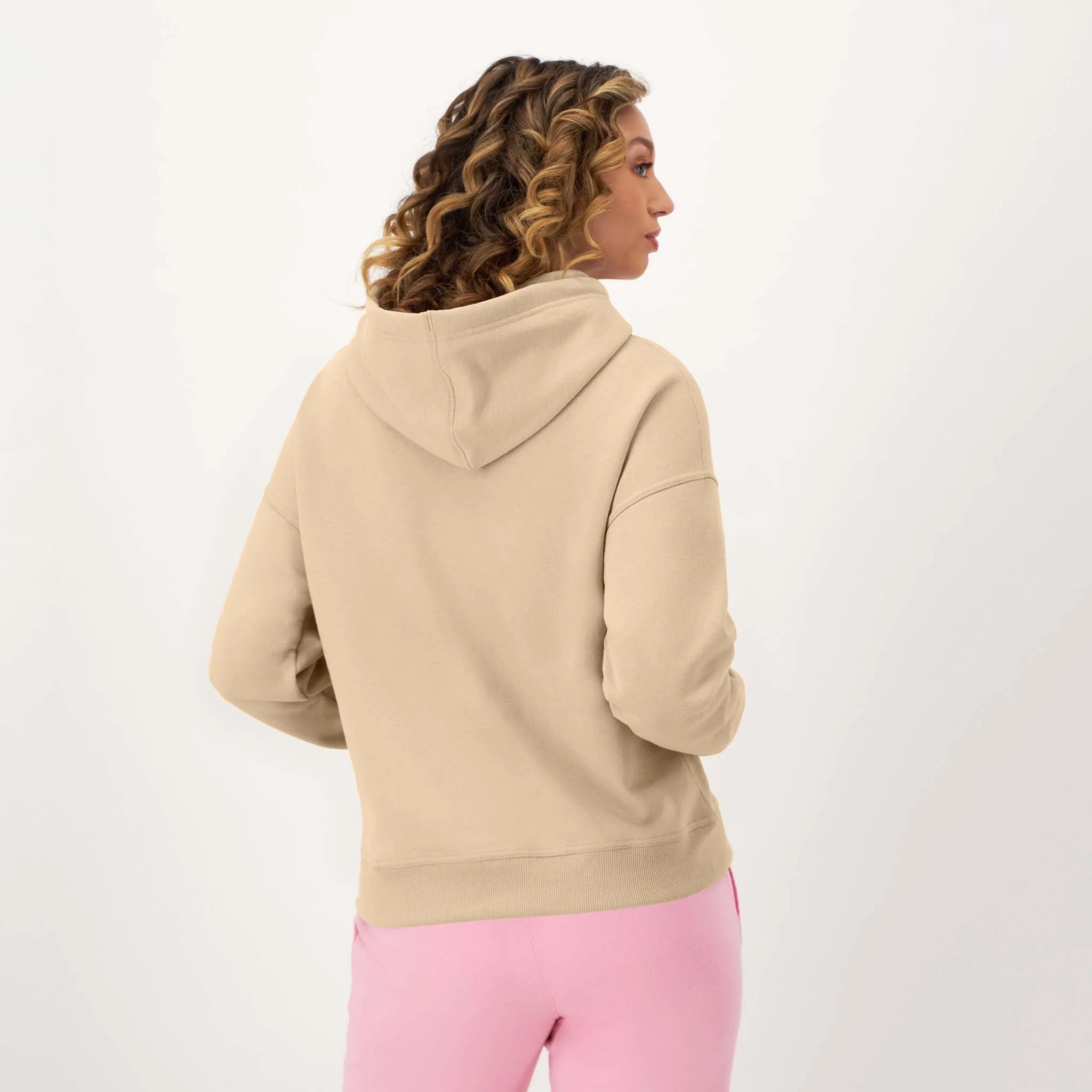 Powerblend Hoodie, Relaxed, Full Embroidered Script Logo