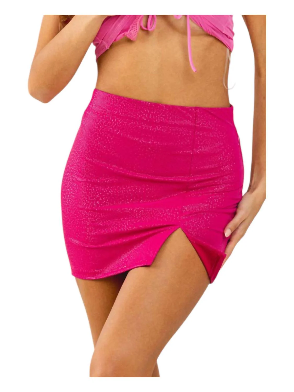 Forever Yours Mini Skirt In Pink