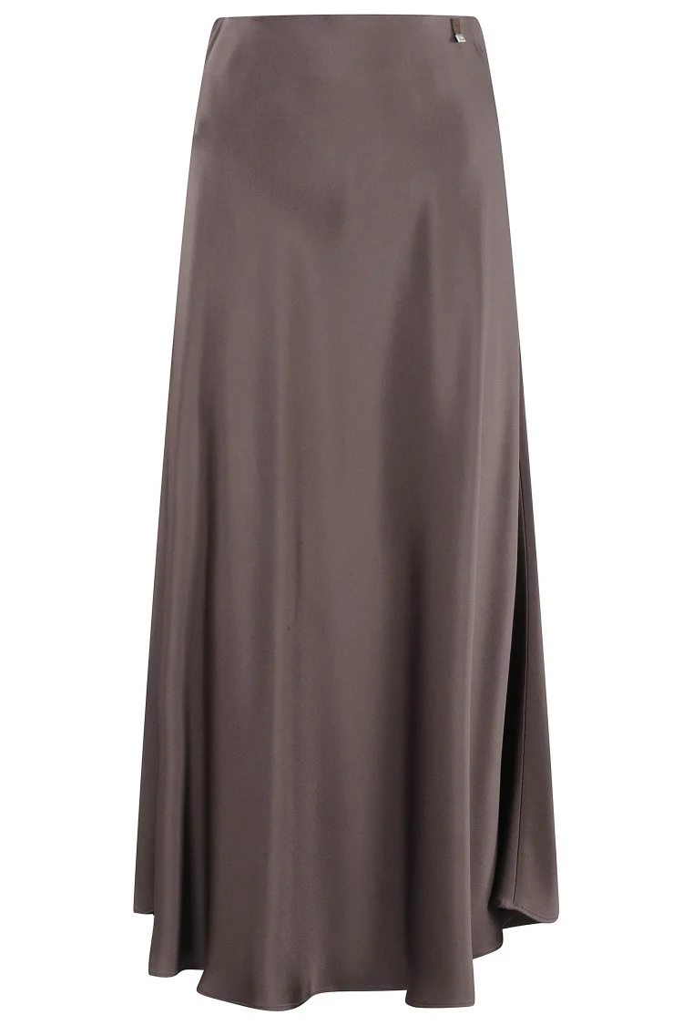 Dark Chocolate Midi Skirt