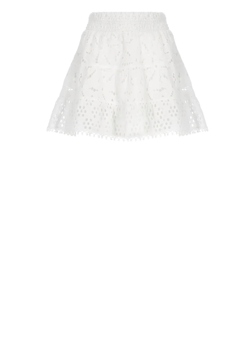 Cotton Skirt With Flared Silhouette