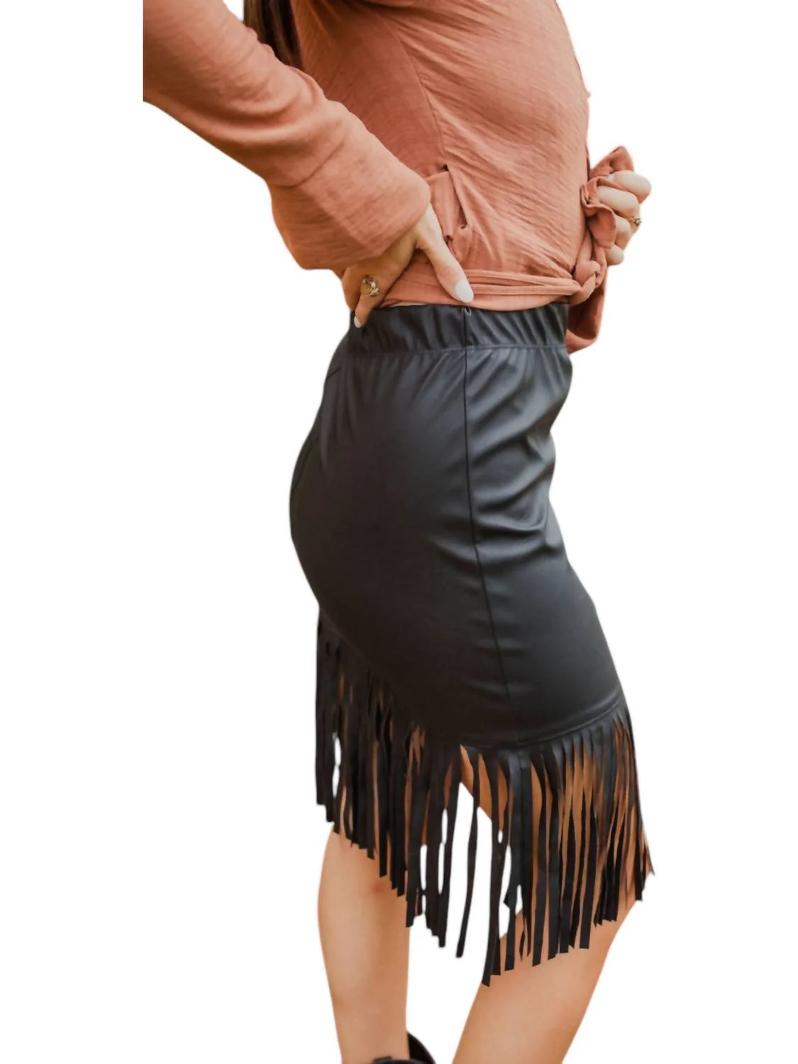 Backstage Pass Skirt In Black