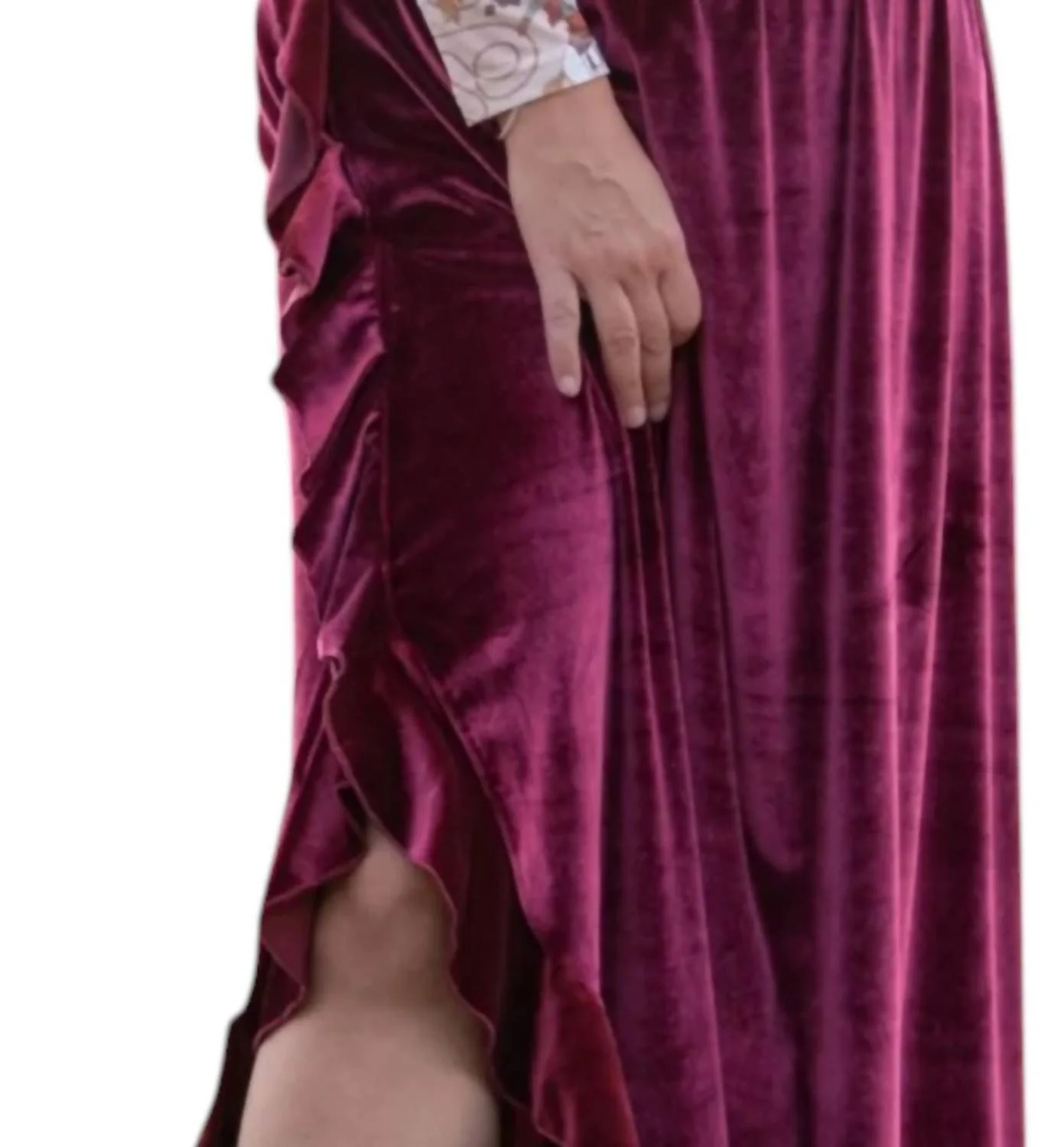 Gala Skirt In Dark Red