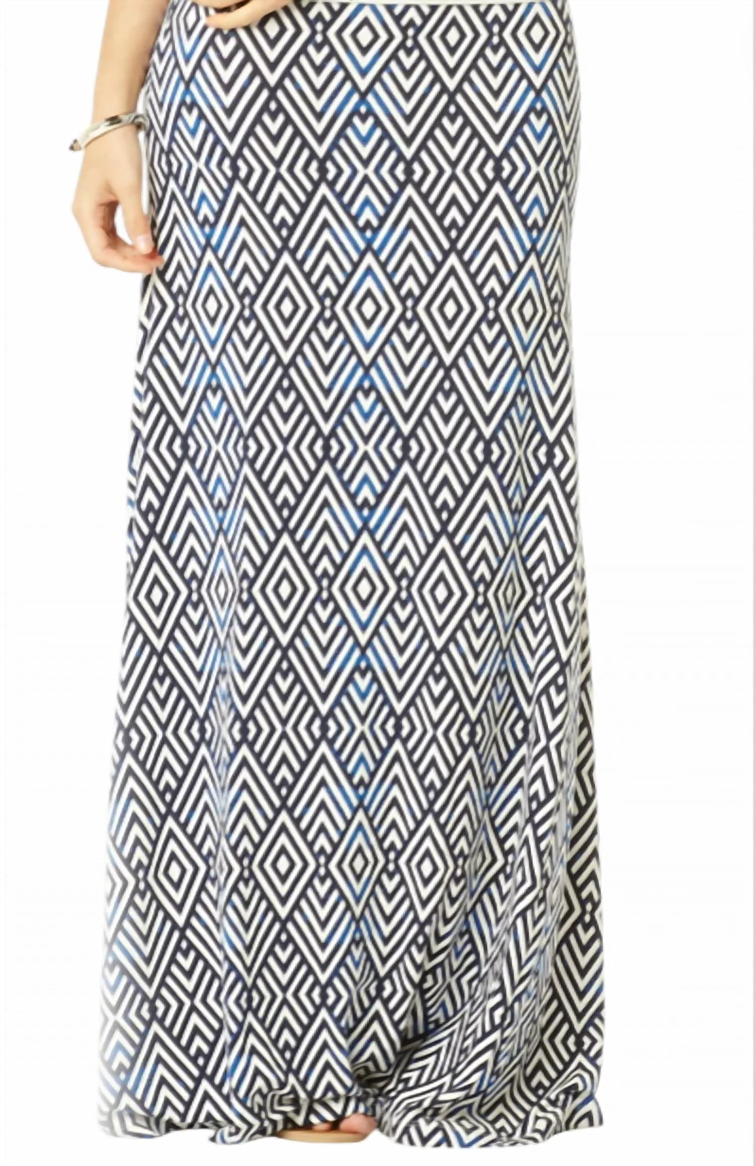 Samantha Skirt In Diamond Geo - Batik