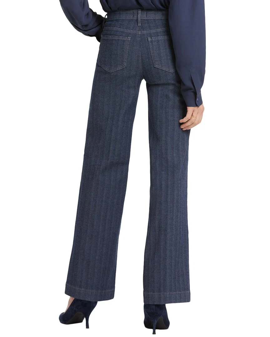 NYDJ Teresa Twilight Stripe Wide Leg Jean