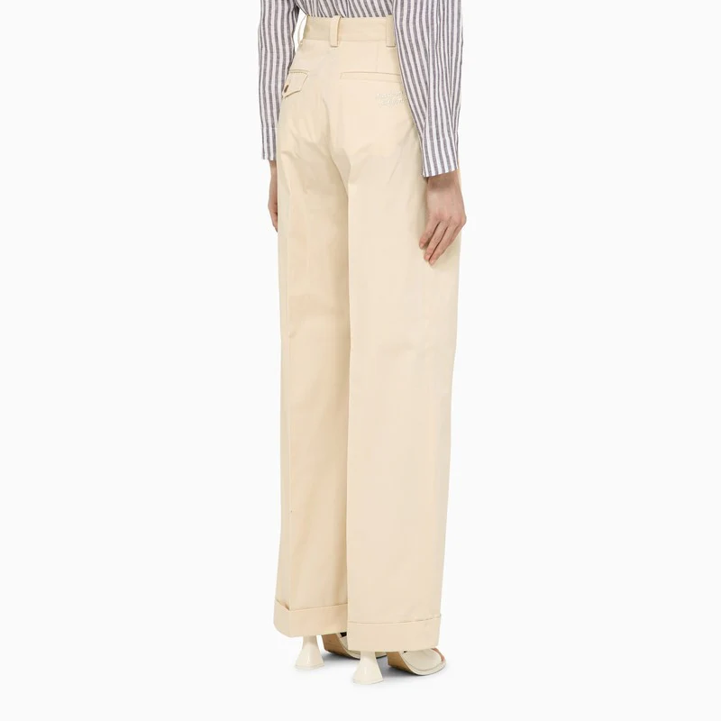 Maison Kitsuné Women's Cotton Trousers