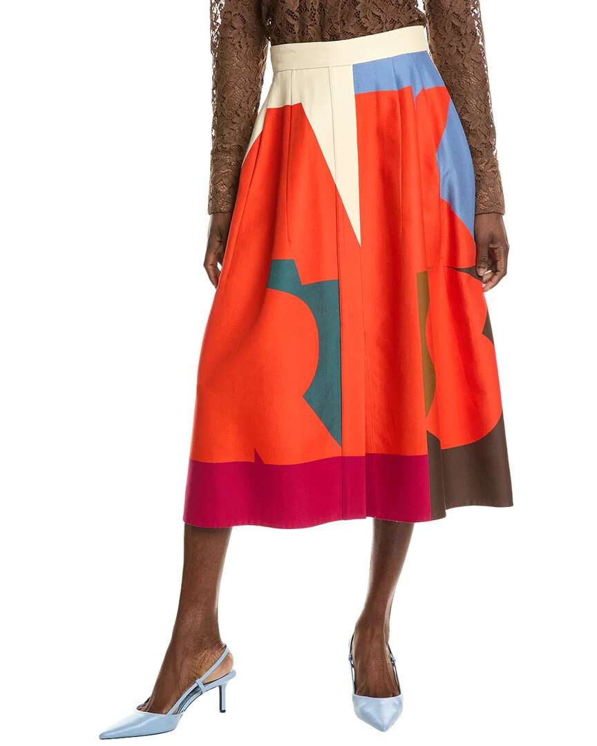 Akris Silk-Blend Skirt