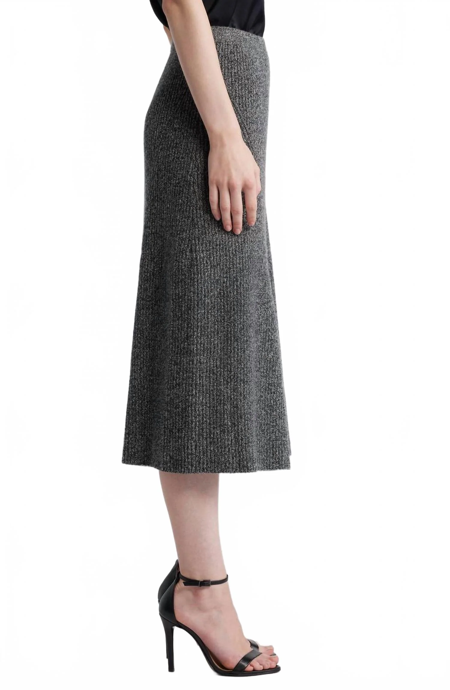 Femi Skirt In Heather Black