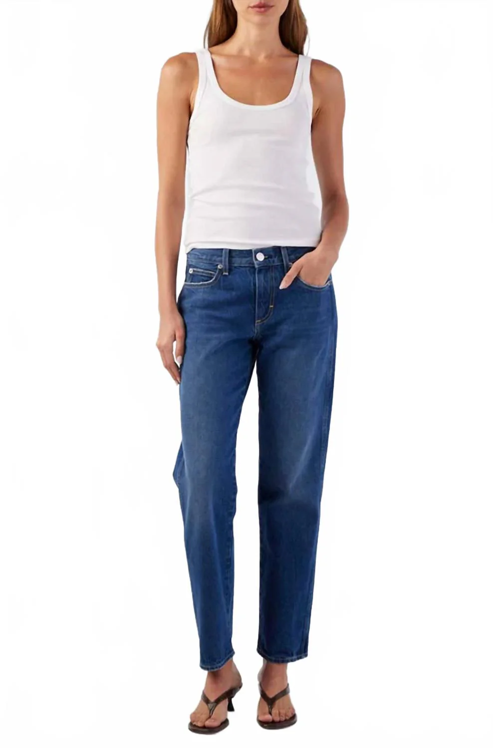 Libby Relaxed Mid Rise Jean In Mastermind