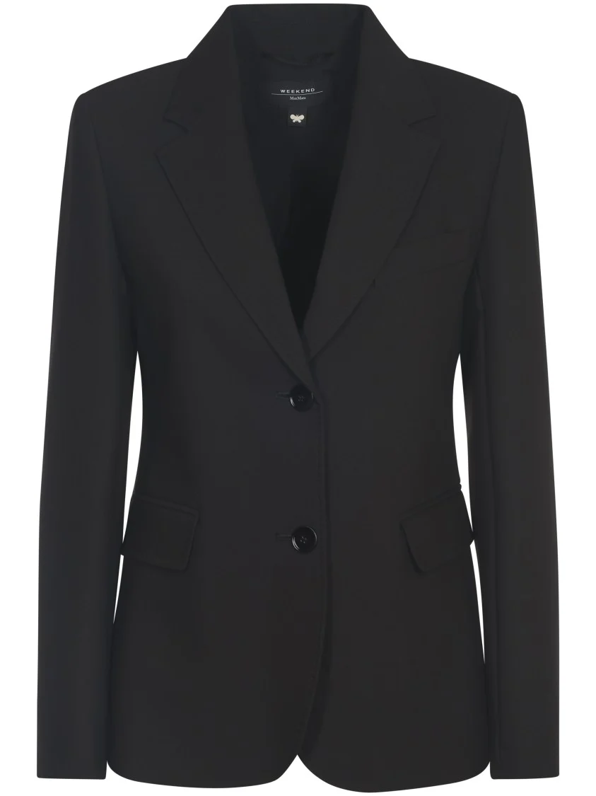 Tailored Black Blazer With Classic Lapel