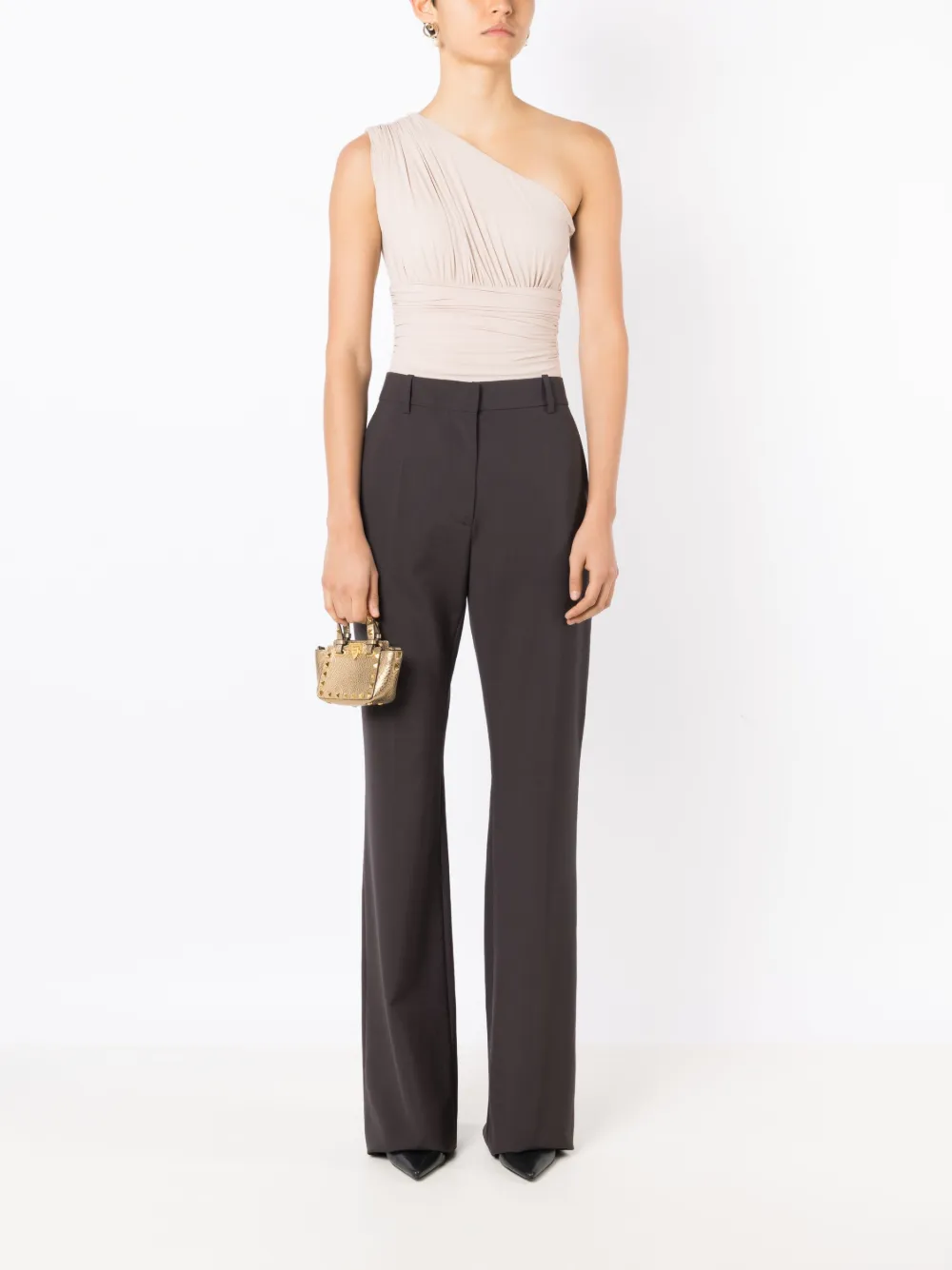 Valentino High-Waisted Flared Trousers