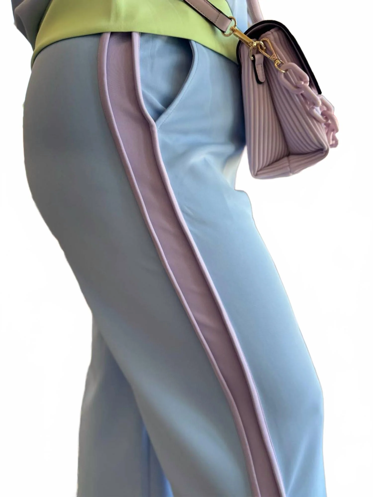 Vibes Day Lounge Set In Light Blue