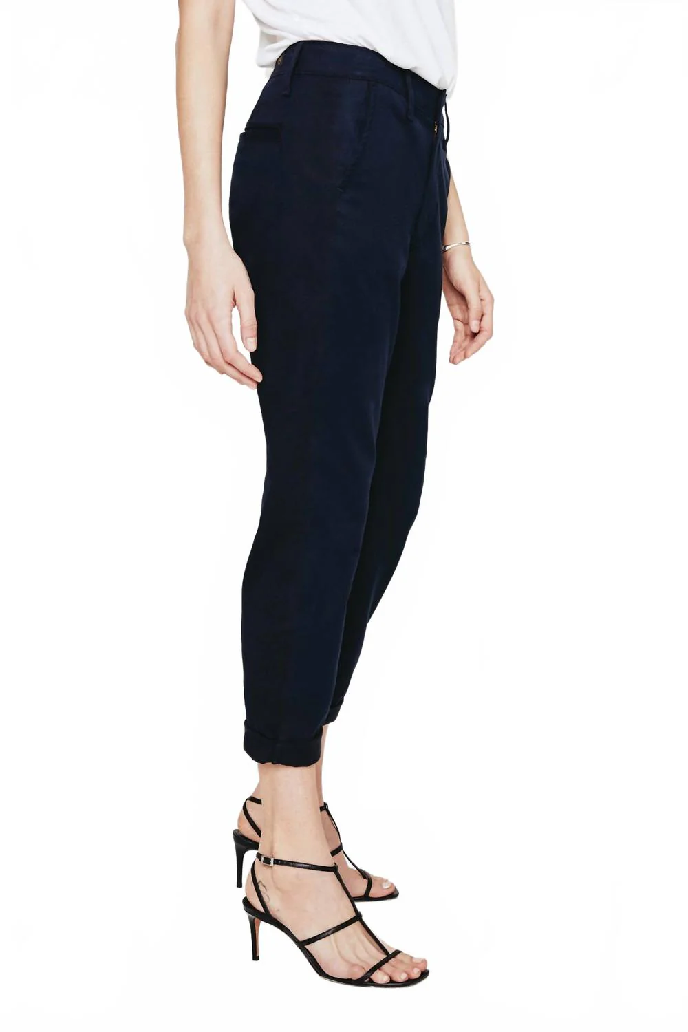 Caden Cropped Ankle Trouser In Midnight Berlin