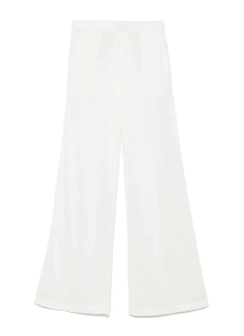 Wide-Leg Pants With High Waist