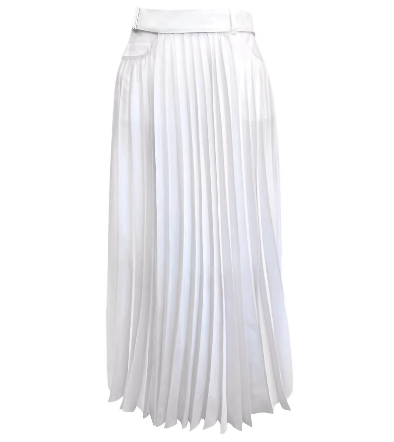 Women's Denim Mix Skirt In Off White