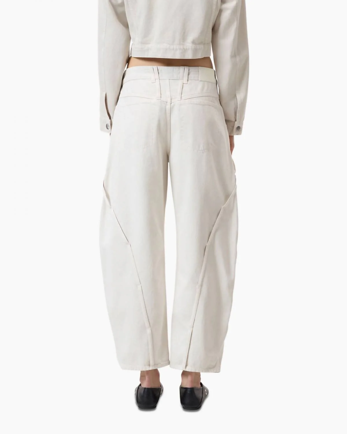 Forti-X Barrel Jeans In Stone Beige