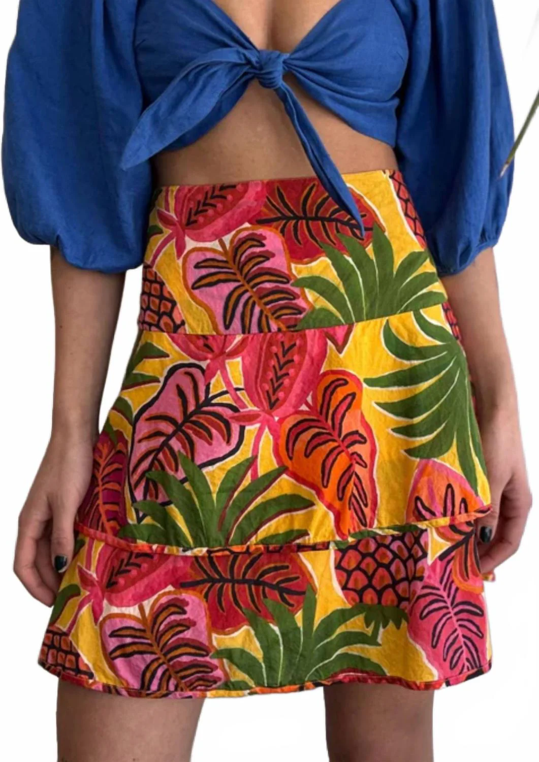 Fruit Dream Mini Skirt In Floral