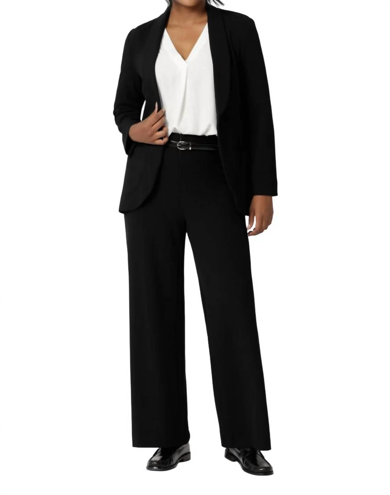 Women's Juliette Wide Leg Trouser In Black