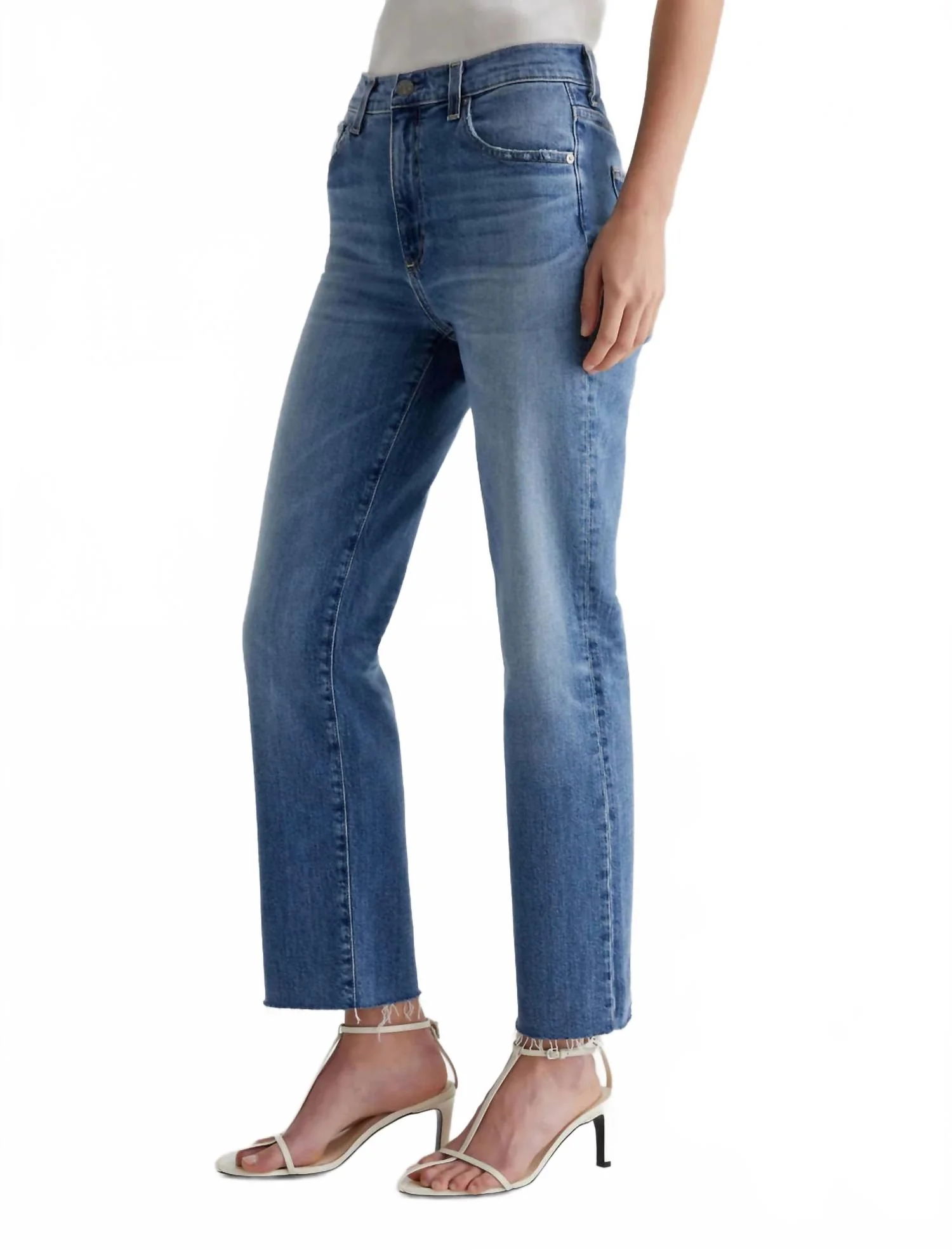 Women's Brinley Crop Mid Rise Jeans In 16 Years Postcard