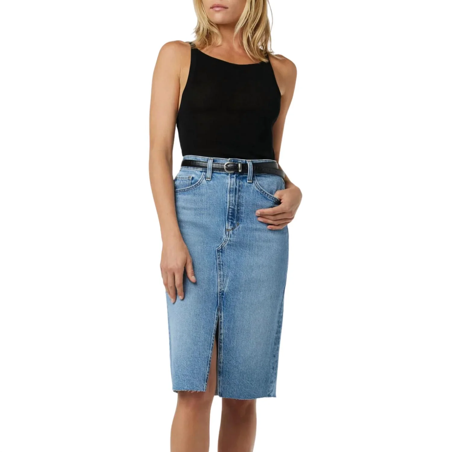The Joplin Denim Skirt In Bad Habit