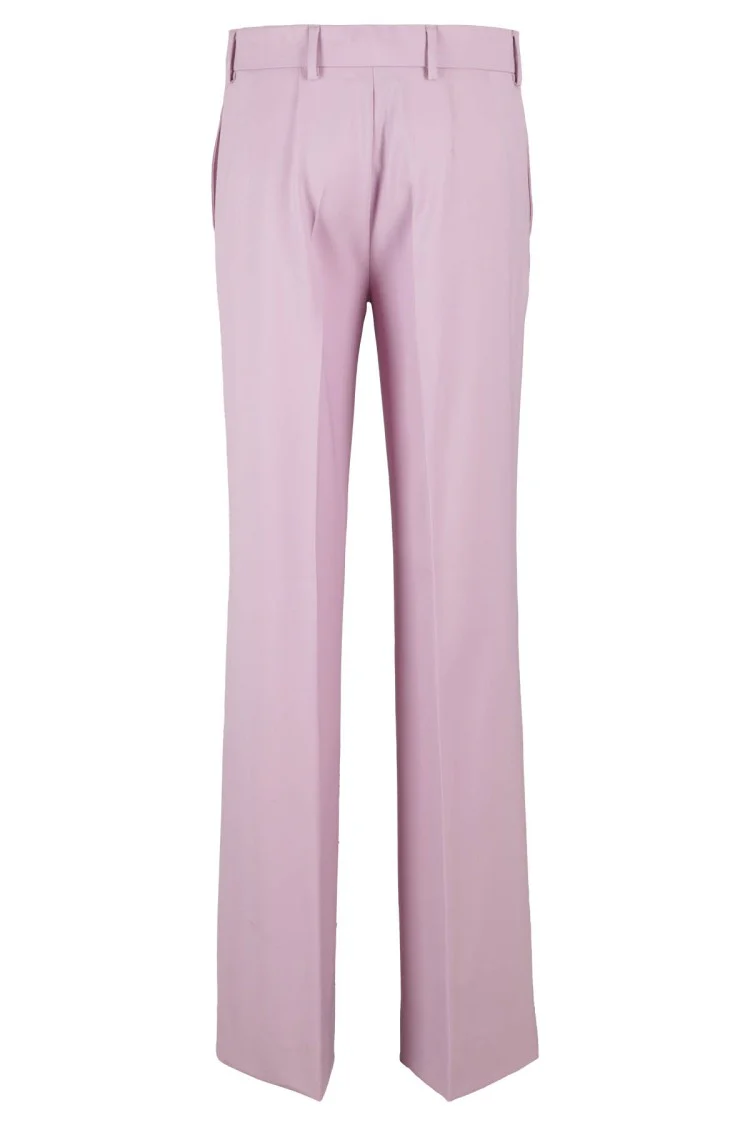 Lilac Colored Fabric Trousers