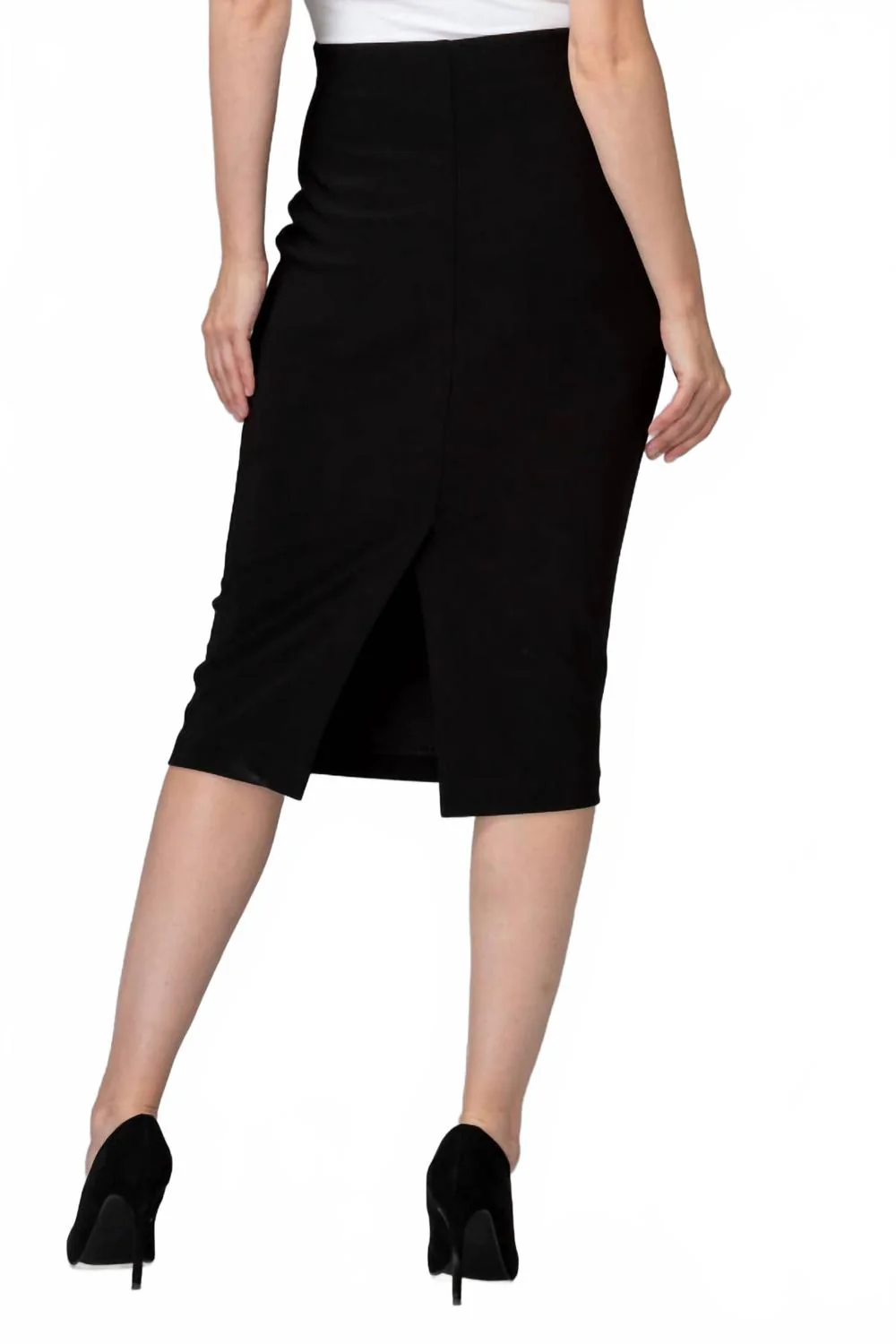 Black Mid Calf Skirt