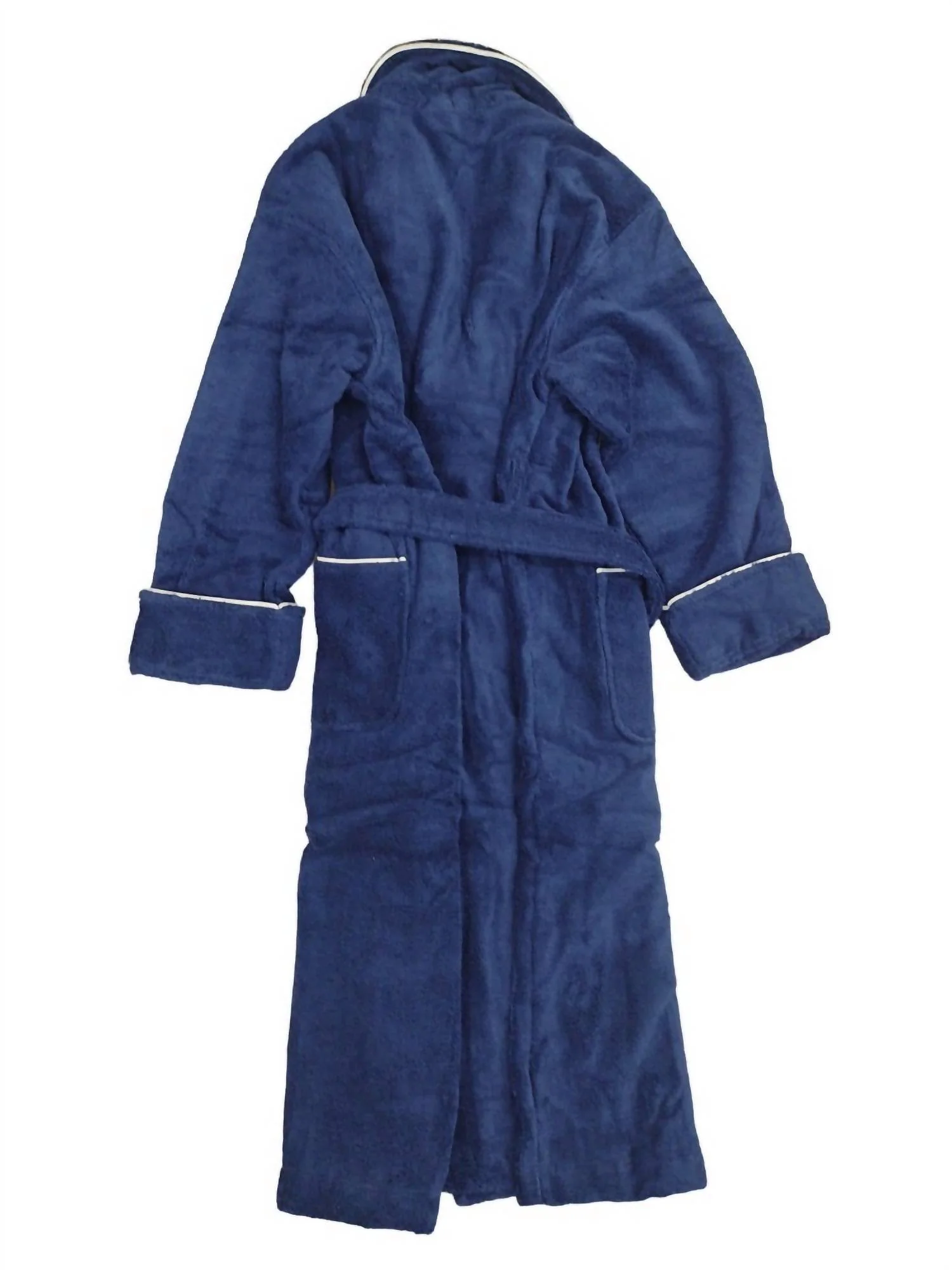 Women's Essentials Cotton Robe In Navy