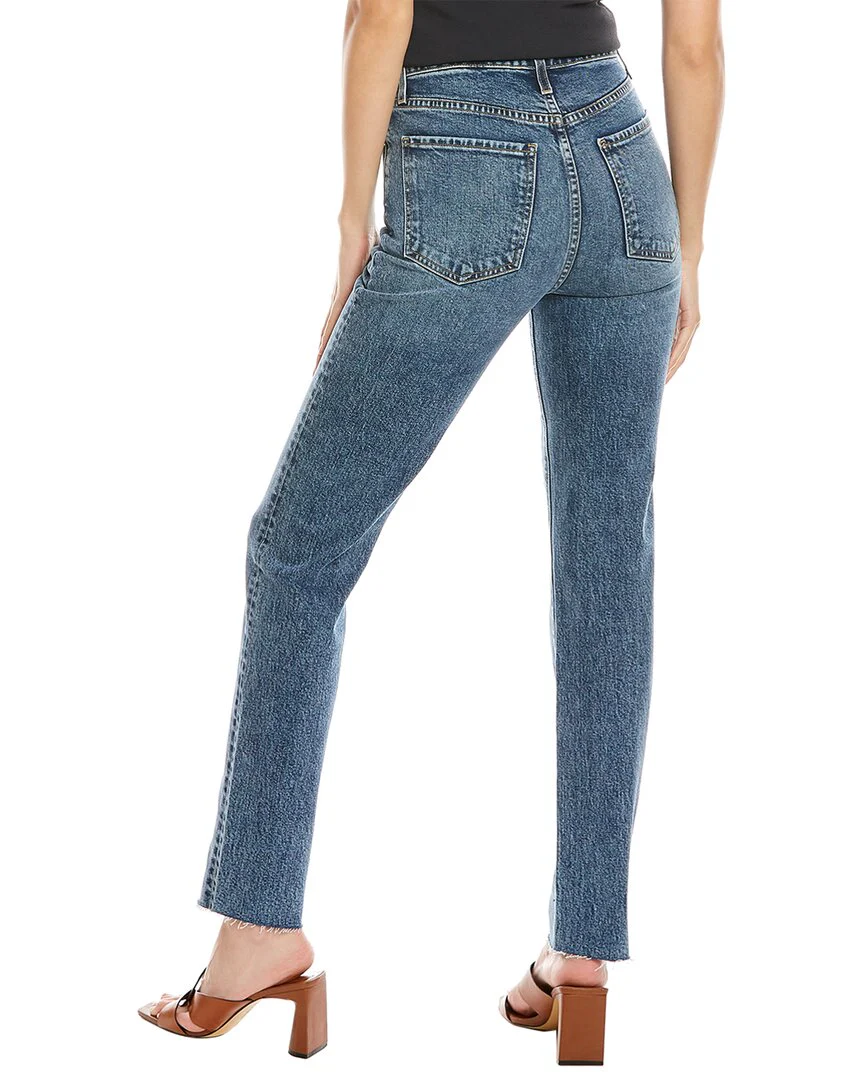 Le Jean Lara Willow Wash High-Rise Slim Jean