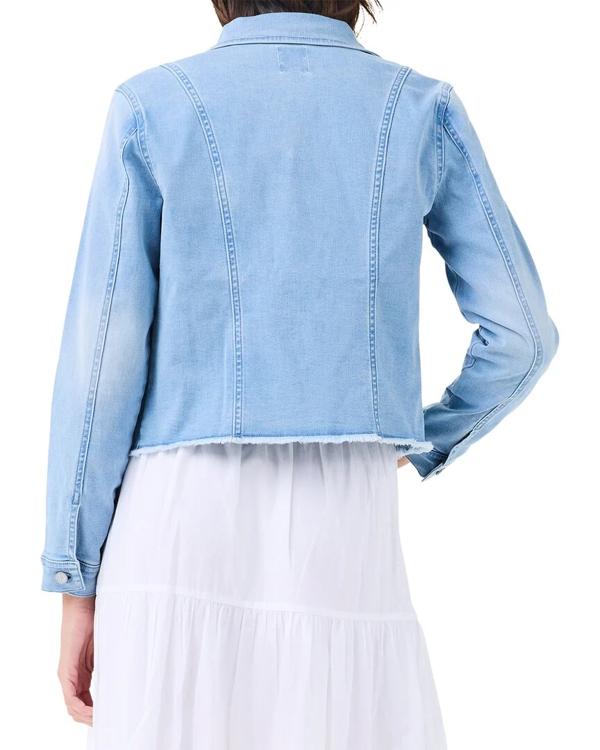 NIC+ZOE Fringe Detail Denim Jacket