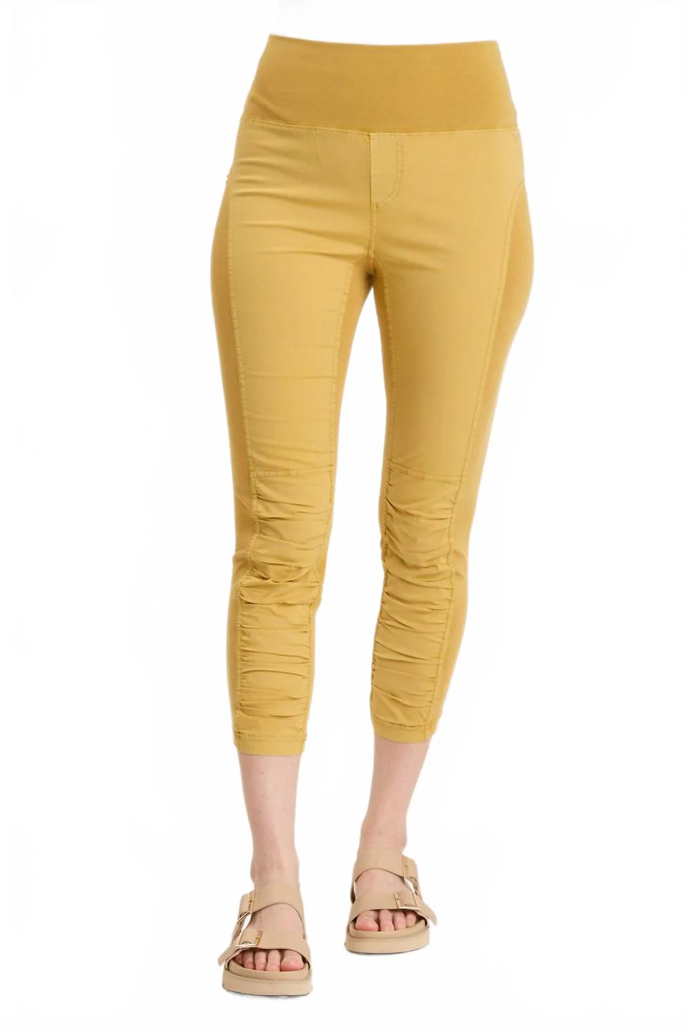 High Waist Jetter Crop In Dandelion Pigment