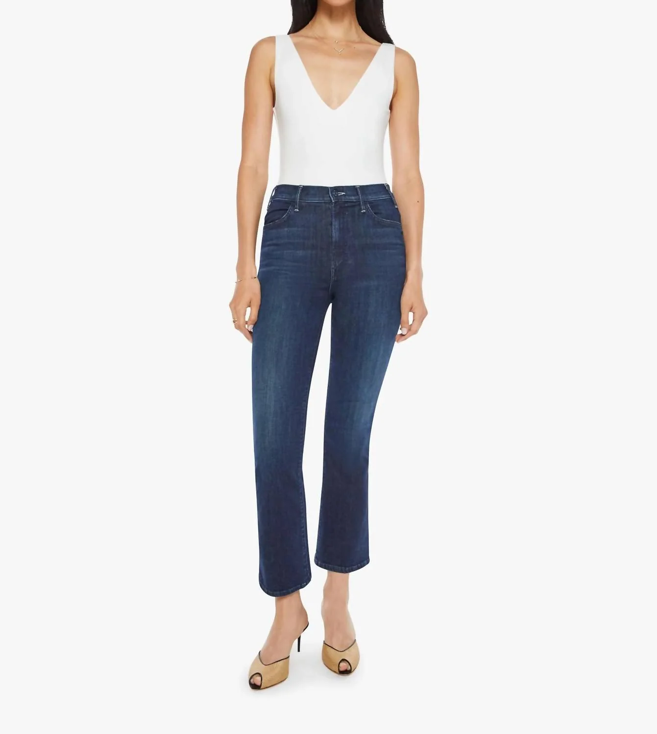 The Hustler Ankle Jeans In Corner Piece
