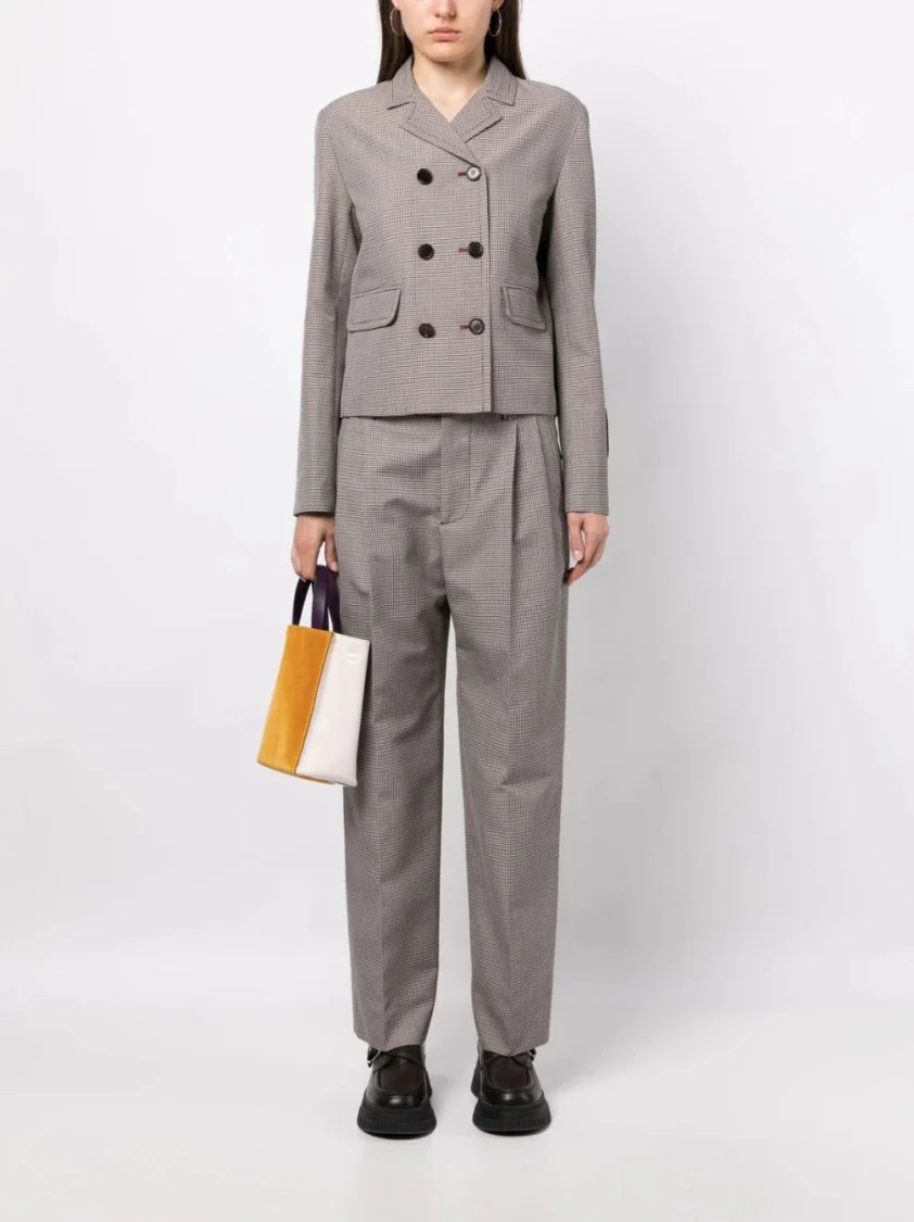 Tailored High-Waisted Trousers